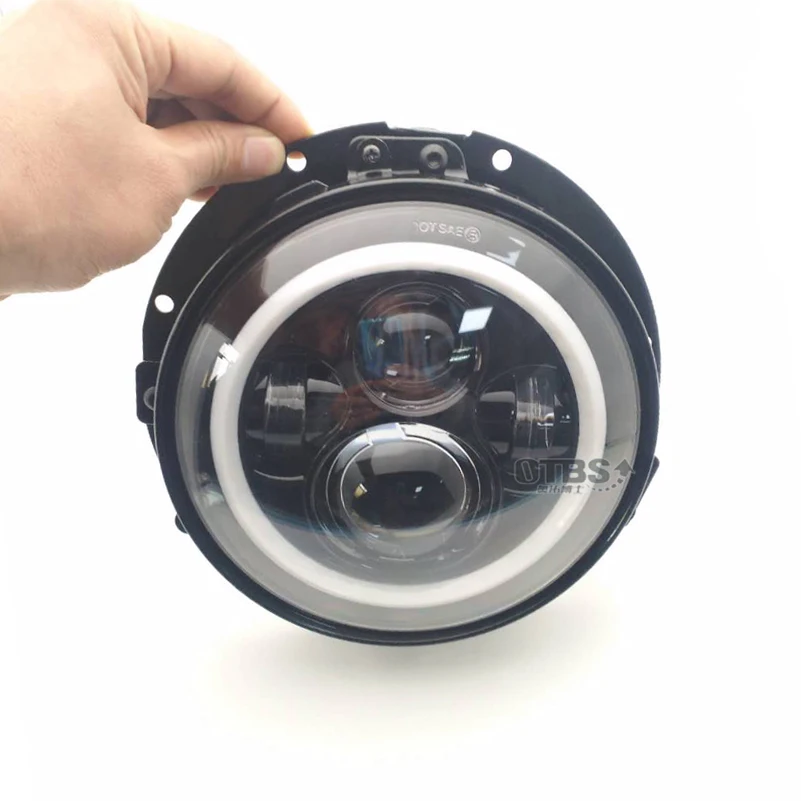 7 дюймовый светодиодный фар Белый DRL с дюймов кронштейн для Harley Touring Electra Road King Street