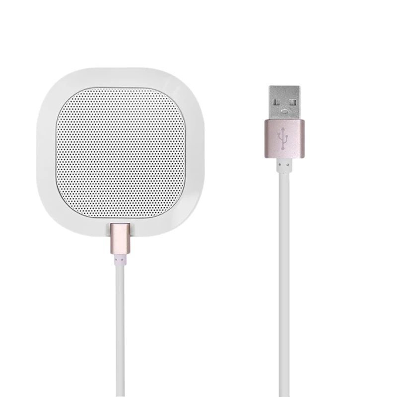 

RISE-Conference Microphone USB Microphone Omni-Directional Boundary Capacitor Plug-And-Play USB Pc Microphone