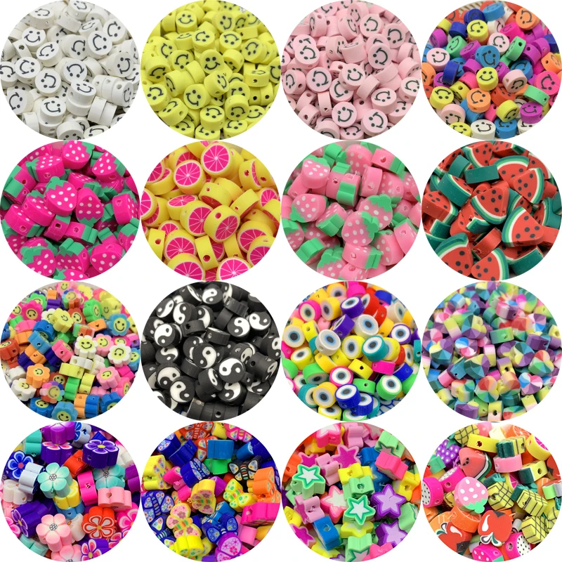 Глиняные бусины 30 шт./лот 10 мм полимерные фрукты полимерная глина разделительные