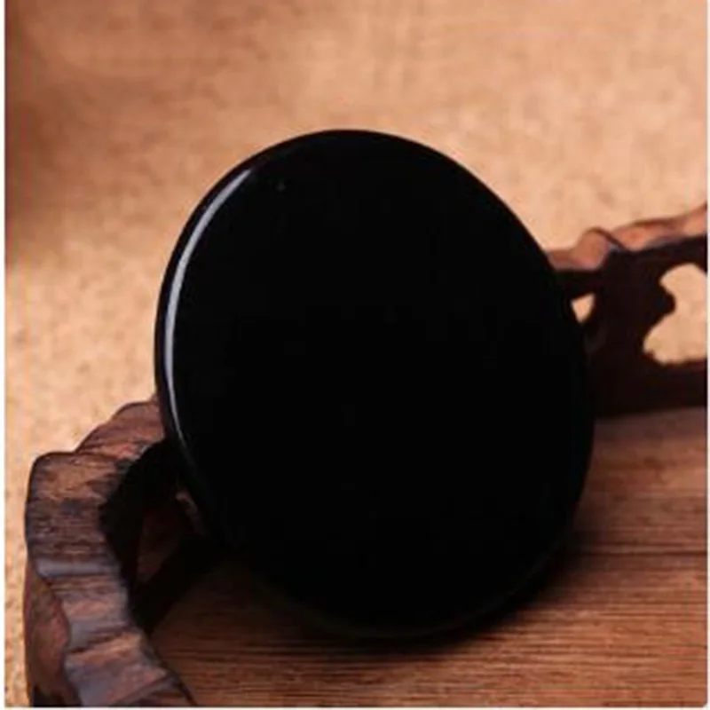 Натуральный обсидиан тысяча рук Bodhisattva нефритовый кулон ювелирные изделия