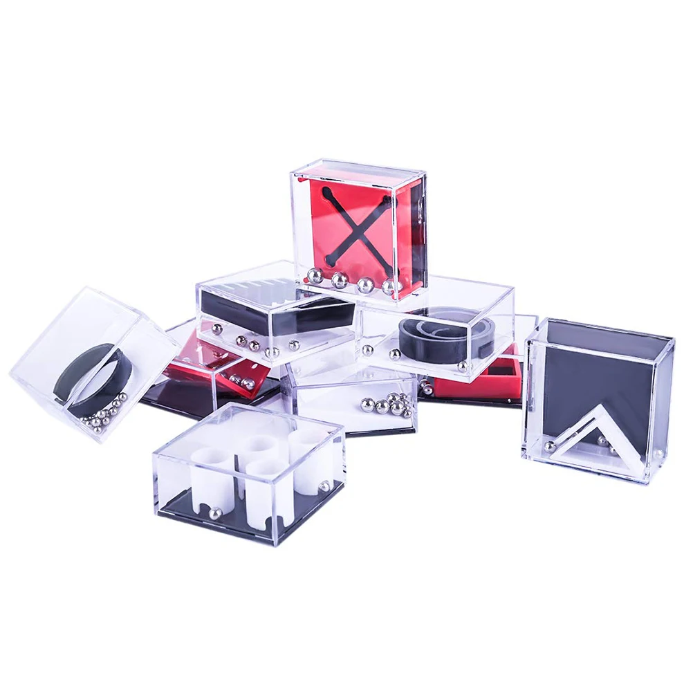 24 шт./компл. сбалансированный лабиринт игры-головоломки со стальными шариками