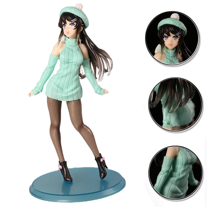 Myvision Animee Schurk Вертушка для фургона, Одежда для пляжа Meisje Sakurajima Mai при встрече с Иисусом, сексуальная фигурка Compact te Kousen Meisje, экшн-фигурка из ПВХ