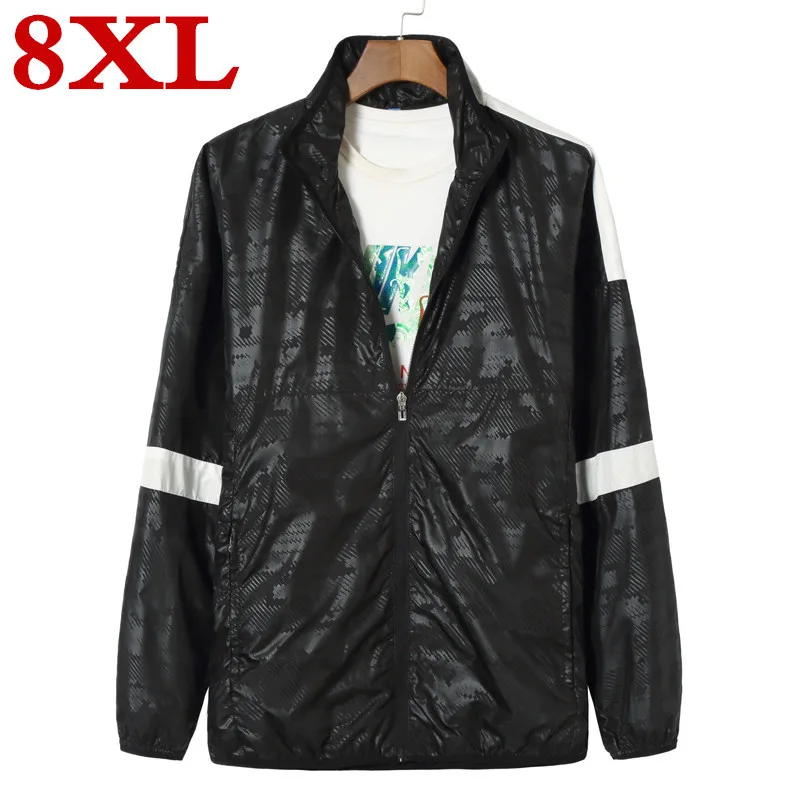 Большой размера плюс 8XL 7XL 6XL весна осень Мужская Повседневная камуфляжная куртка
