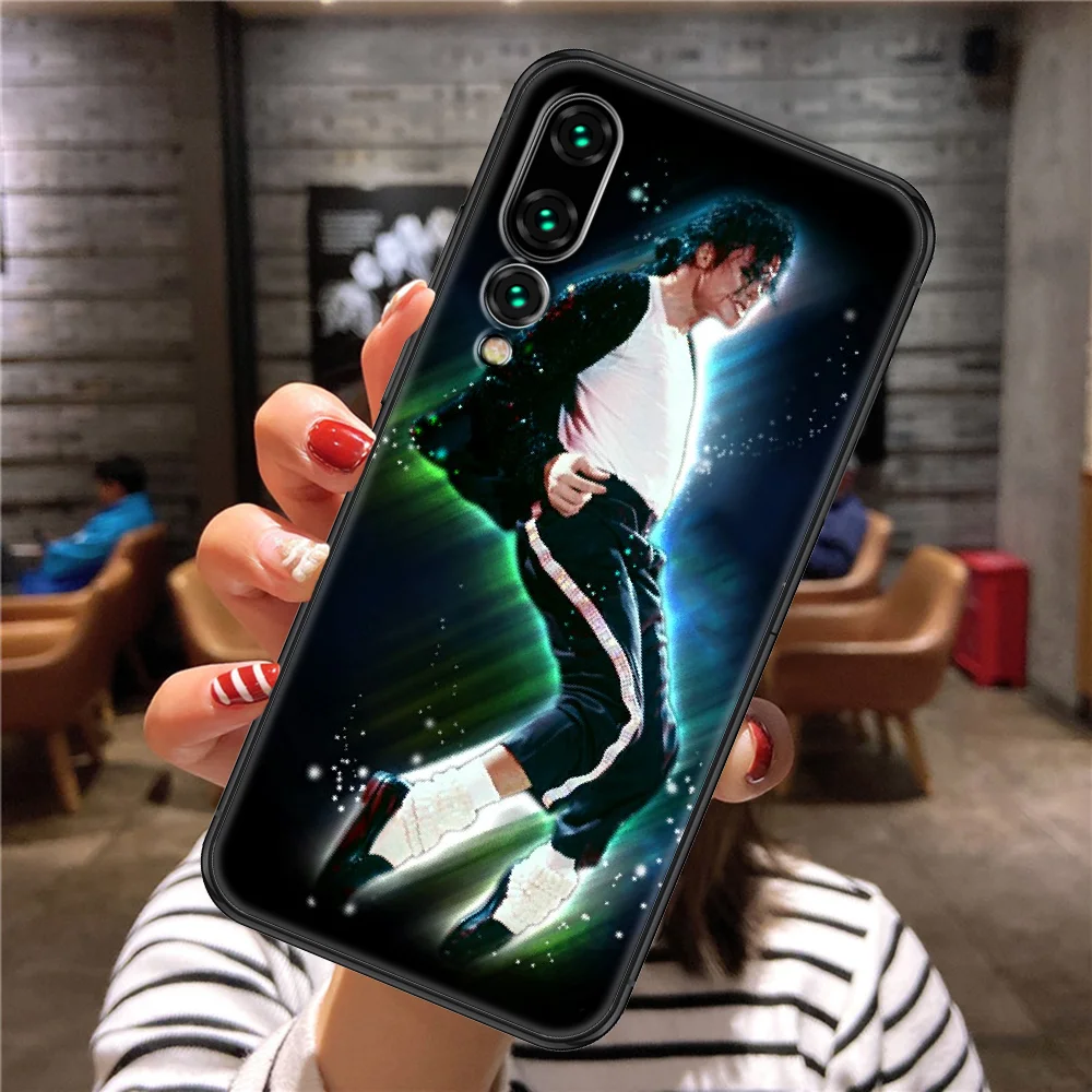 Чехол Майкла Джексона для телефона Huawei P Mate P10 P20 P30 P40 10 20 Smart Z Pro Lite 2019 Черный Модный