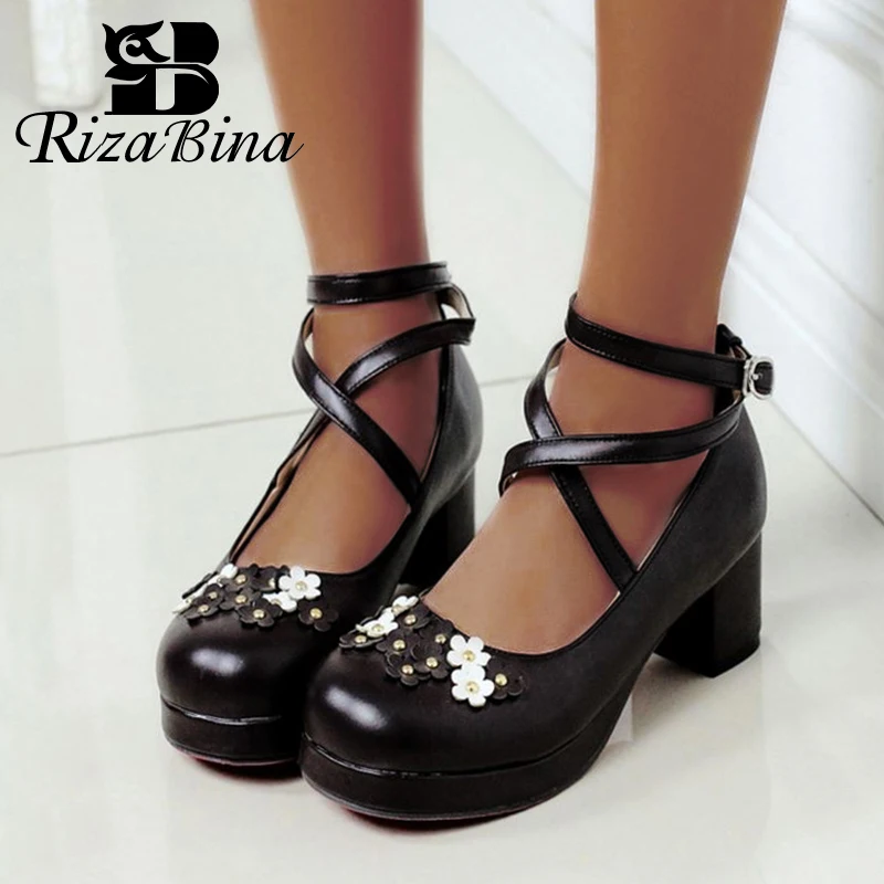 Туфли лодочки женские на толстом каблуке 5 цветов 30 48 цветов|Женские туфли| |