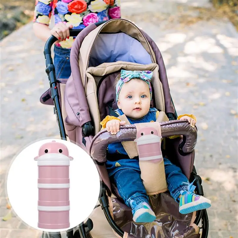 

1pc 3 Layers Safe Chic Durable Storage Box Milk Powder Box Baby Food Organizer Baby Formula Dispenser