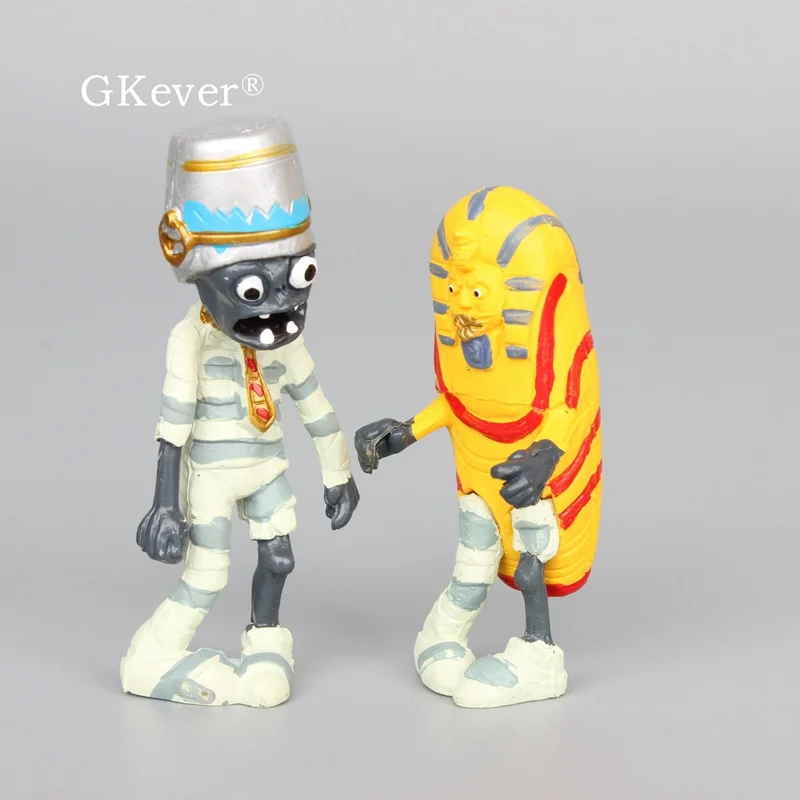 

10 Pcs/set Game Plants vs Zombies Action Figure Toys 4-8cm Anime Zombies PVC Collectible Model Doll Kids Gift Home Decor