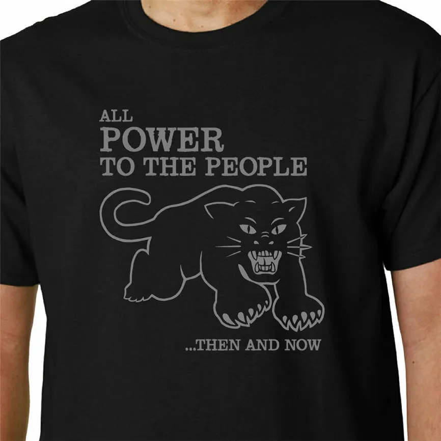 Футболка Черная Пантера Seale Huey Newton Quote с надписью X Cool tops tee shirt | Мужская одежда