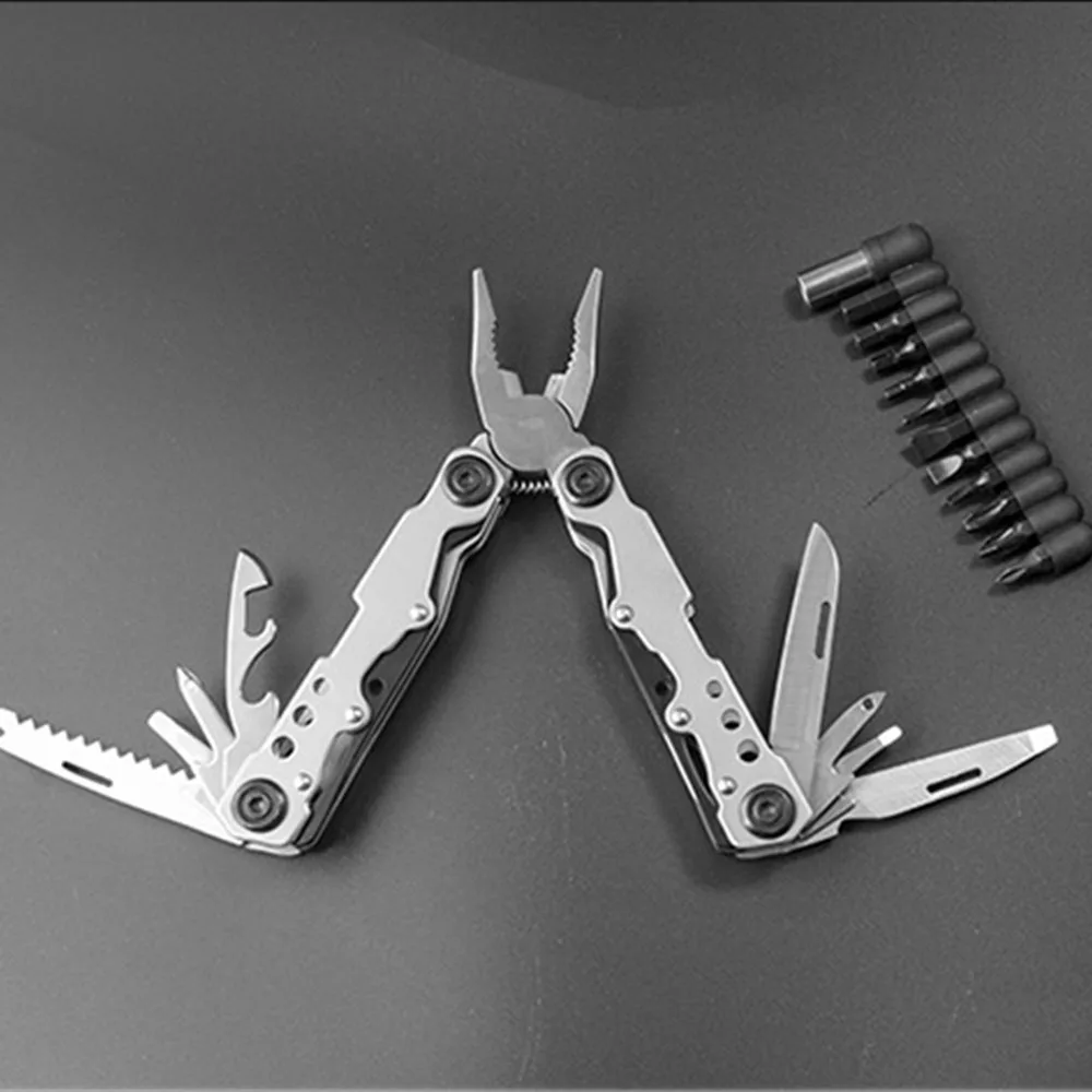 

Pocket Knife Multitool Plier Folding Multifunctional EDC Tools Plier Fishing Outdoor Camping Survival Knife Scissors Sharp Blade