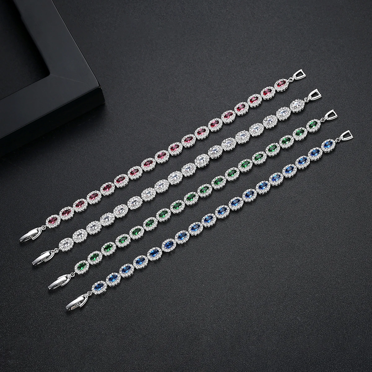 Luoteemi Шарм оживальной Форма камень циркон крошечные кубический вокруг белого