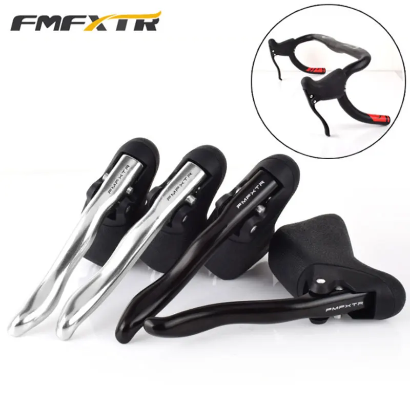 

Taiwan WinZip 1 Pair Road Bicycle Bike Brake Handle Lever Bike Bend handlebar Brake racing line brake handle