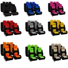 Автомобильные чехлы для сидений, полный комплект автомобильных защитных чехлов, универсальные аксессуары-St для Renault Logan