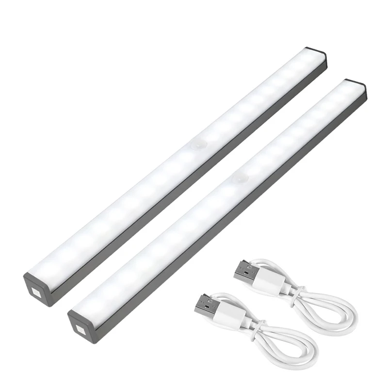 Освещение для шкафа с датчиком движения 1/2 шт. яркое освещение 20 светодиодами