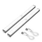 Светильник для шкафа с датчиком движения, 20 светодиодов, 12 шт.