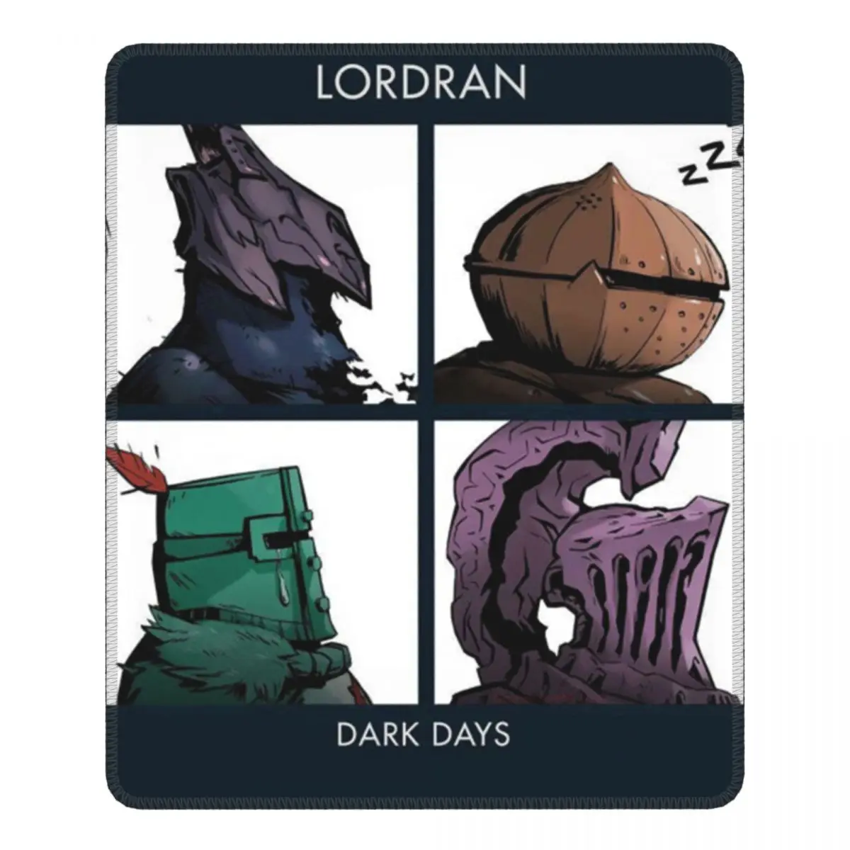 

Забавный коврик для мыши Lordran, Темные души, декоративный чехол для стола из натурального каучука