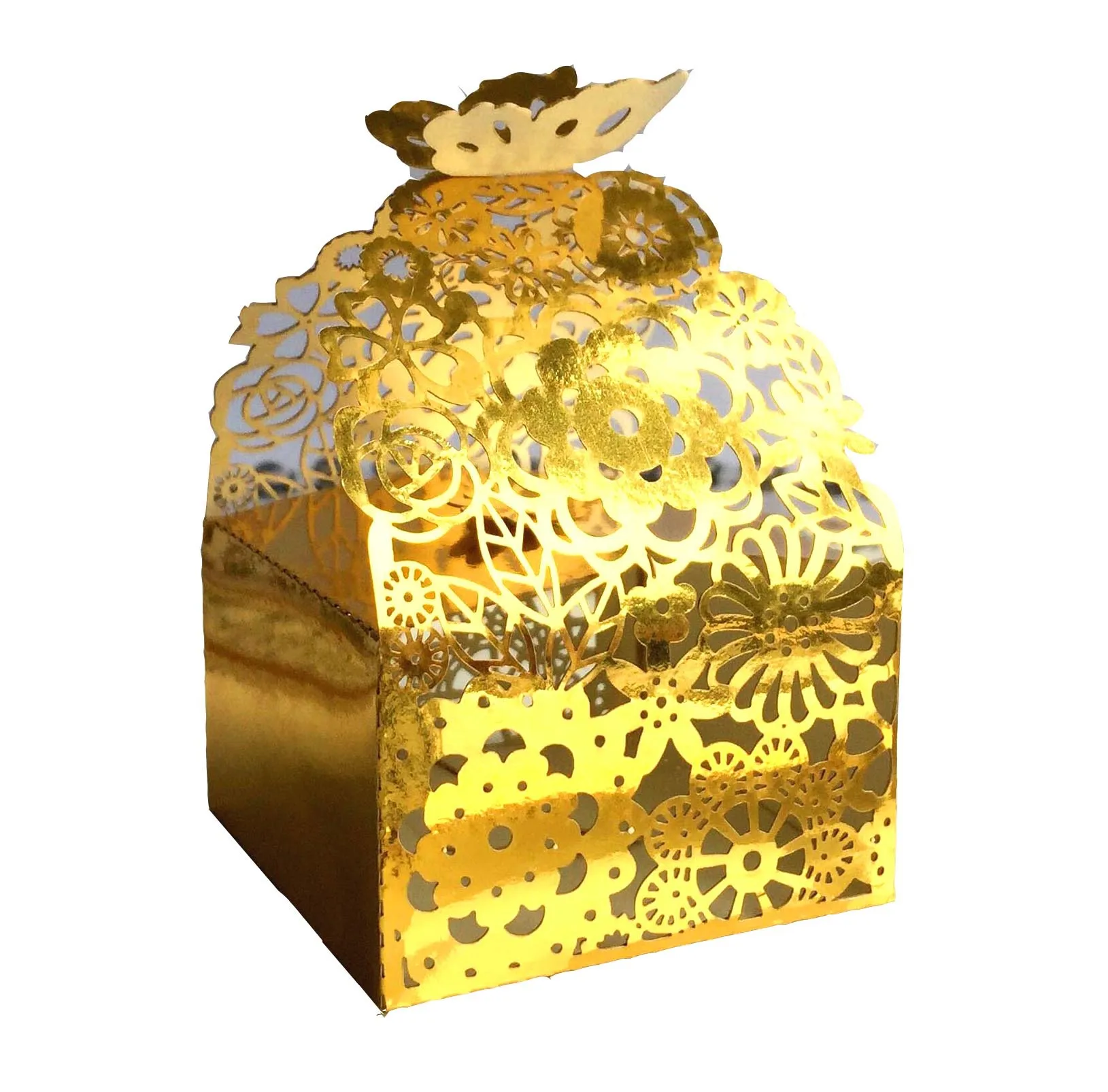 

Hot Sale 50ps Baby Shower Candy Box Laser Design Laser Hollow Wedding Party Decor Gift Boxes Chocolate Box Decor Cookies Box