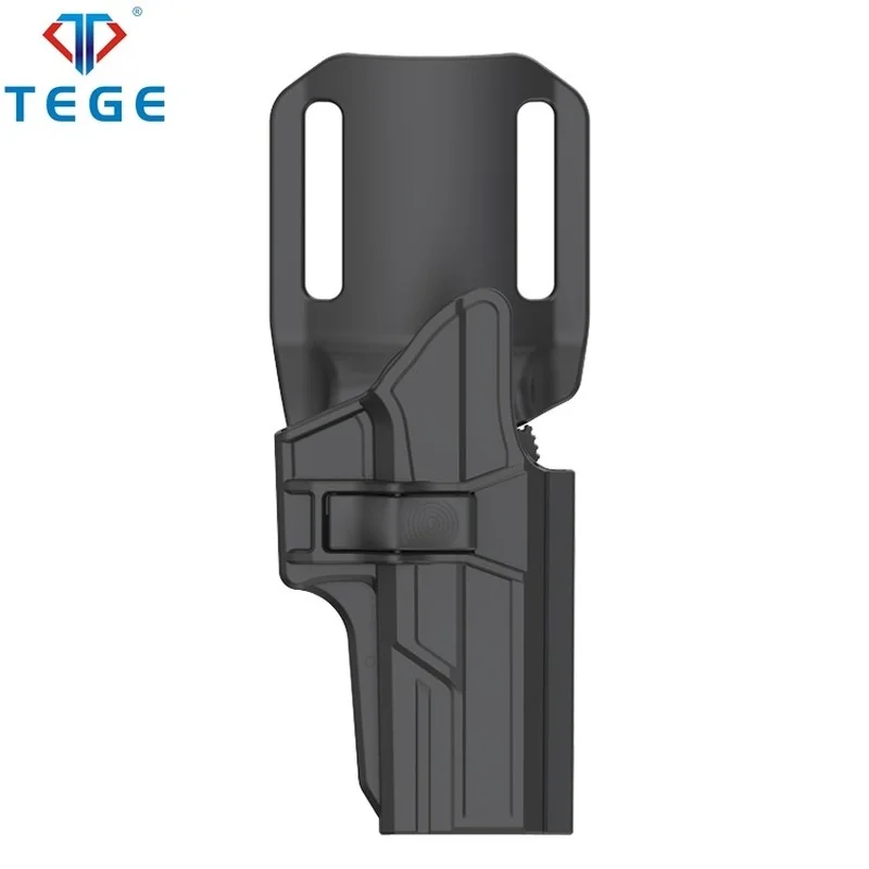 

TEGE Tactical Low Carry Owb Polymer Drop Offset Gun Holster Glock 17 22 31 For Military Outdoor Activity