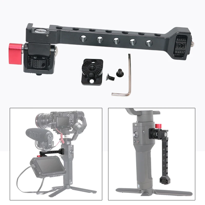 Подставка-светильник с микрофоном 1/4 ''для Dji Ronin S SC ZHIYUN Weebill Crane 3 карданный