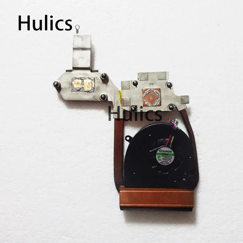 Hulics Оригинал для DELL XPS 1645 кулер вентилятор охлаждения радиатора CN-0RVK8X 0RVK8X RVK8X с