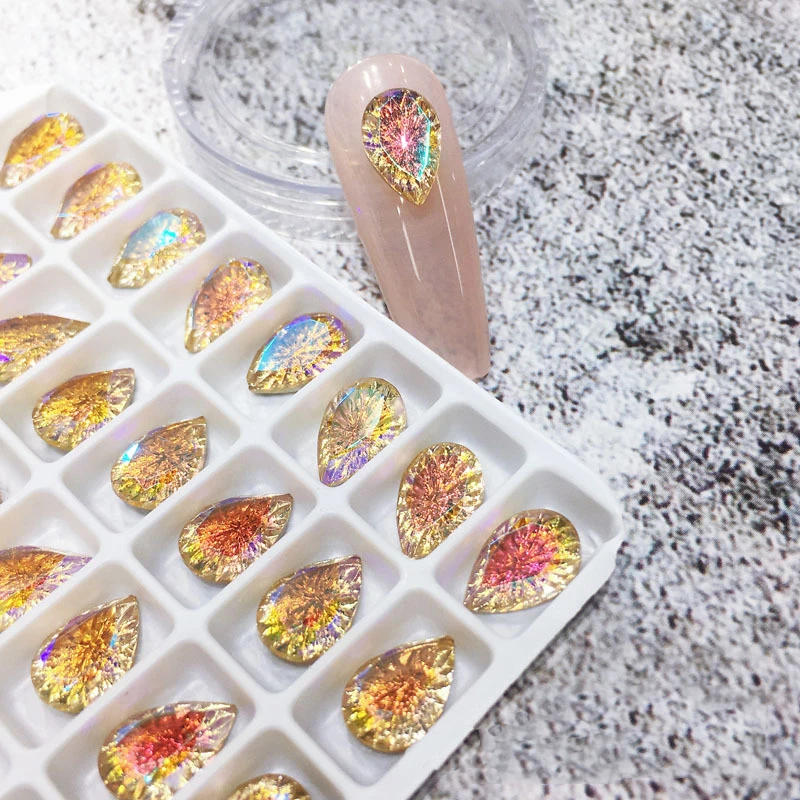 Каменные Стразы для ногтей Swarovsky детали наклейка из хрустального камня стразы с