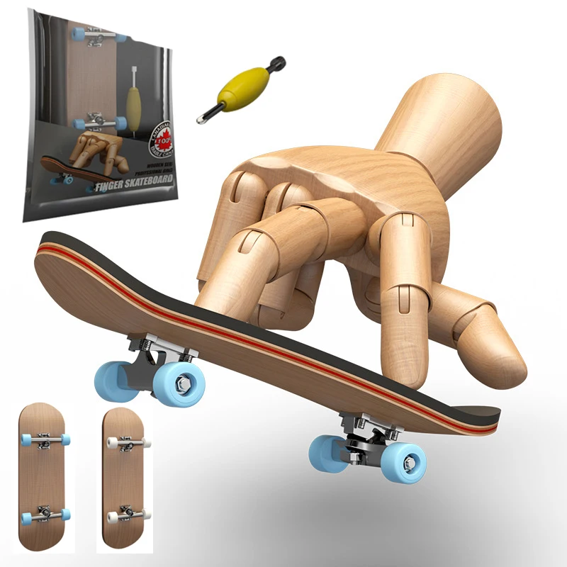 Мини скейтборд на палец деревянная игрушка профессиональные стенты набор для