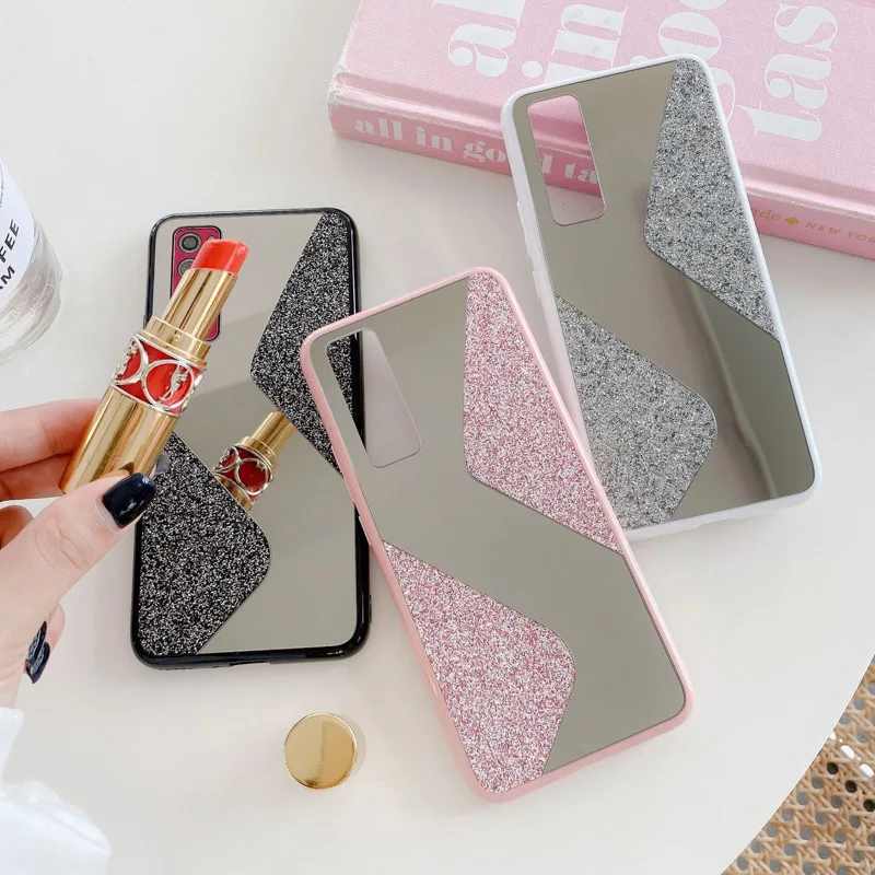 Зеркальный чехол для Iphone 11 силиконовый 12 Pro Max 7 8 XR XS X 6 6s Plus 12Pro Mini Роскошные