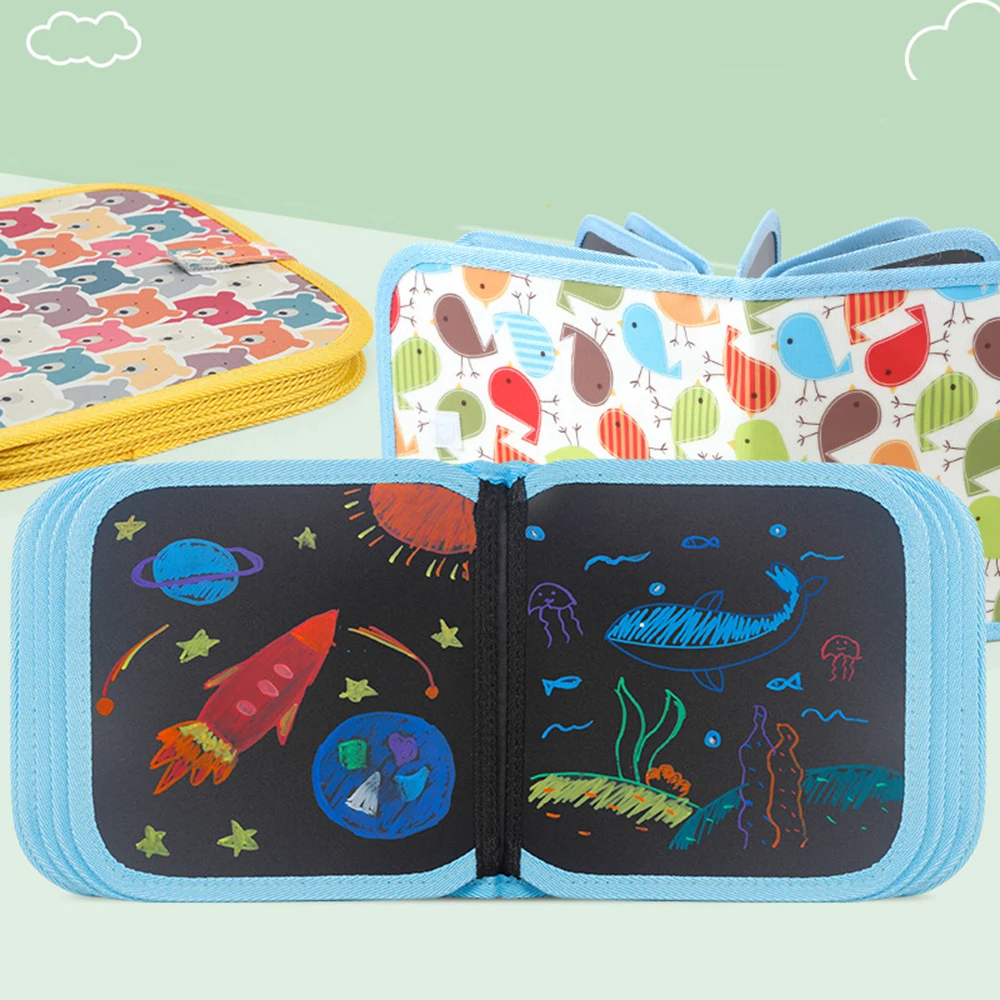 1 комплект Портативный мягкий мел доска для рисования сделай сам Детская со