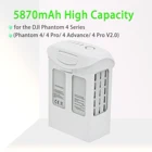 Оптовая продажа, 15,2 в для DJI Phantom 4 Advanced 4Pro V2.0 RTK, интеллектуальный Полетный аккумулятор большой емкости, 5870 мАч, аксессуары для дрона DJI