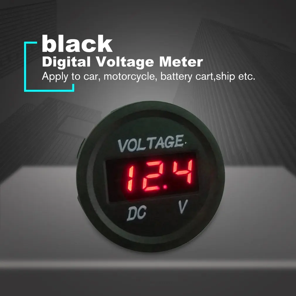 5 48 в красный светодиодный вольтметр Электрический измеритель напряжения