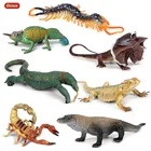 Oenux оригинальная модель животных, хамелеон, ящерица, Скорпион, сороконожка, дикая деталь, украшение для дома и сада, Миниатюрная игрушка
