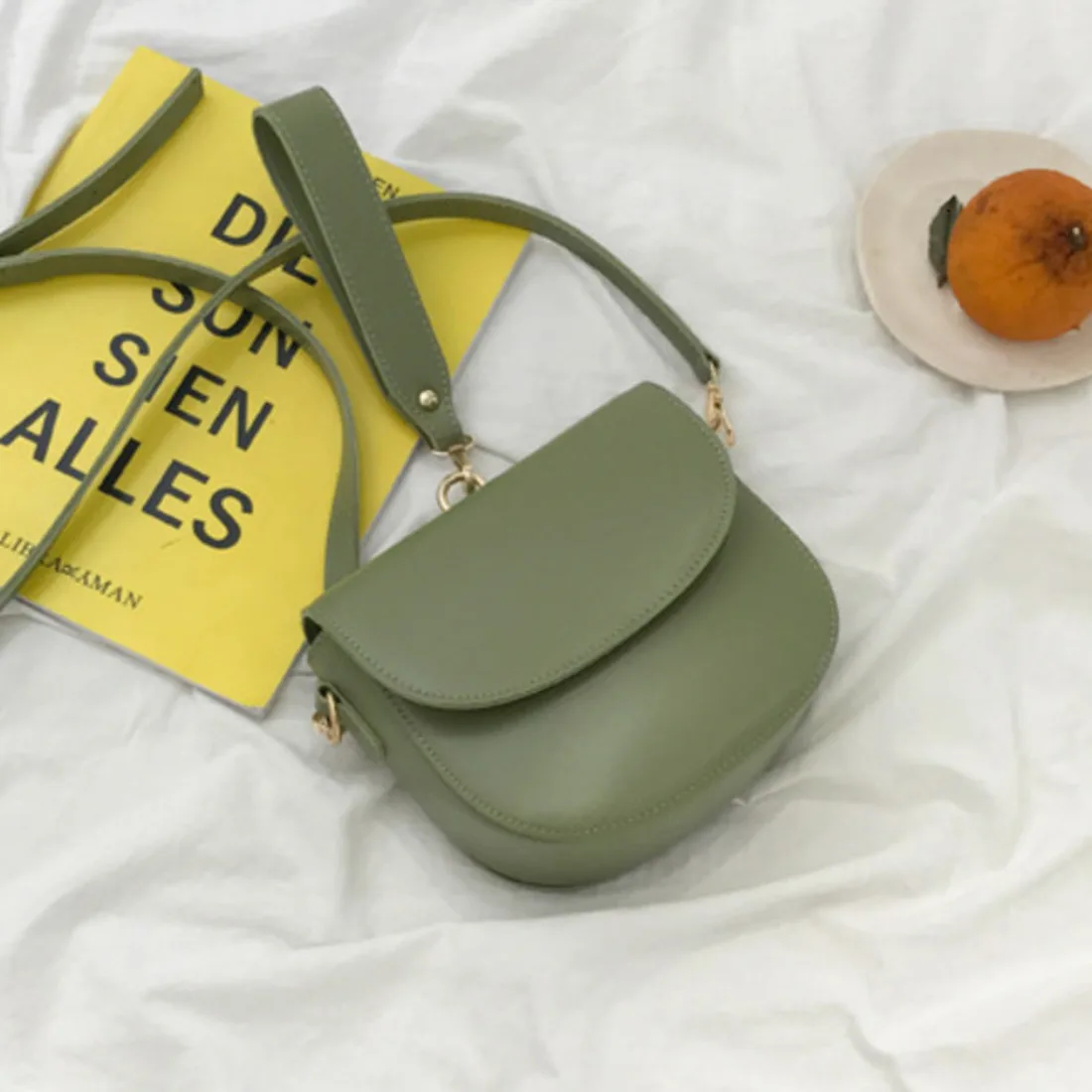 Женская сумка тоут через плечо Седло для женщин 2020 качественные кожаные