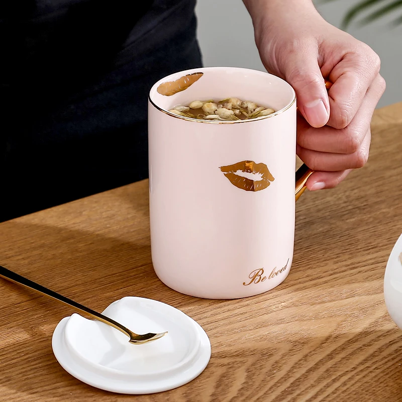 350 мл парные чашки креативная личностная трендовая керамическая кружка офисная