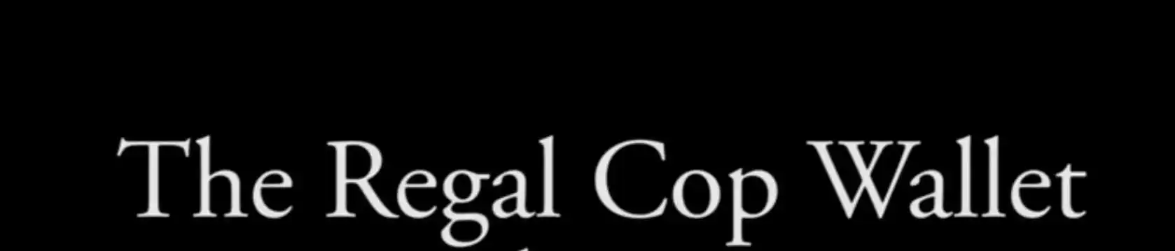 

2020 The Regal Cop Wallet by David Regal Magic tricks