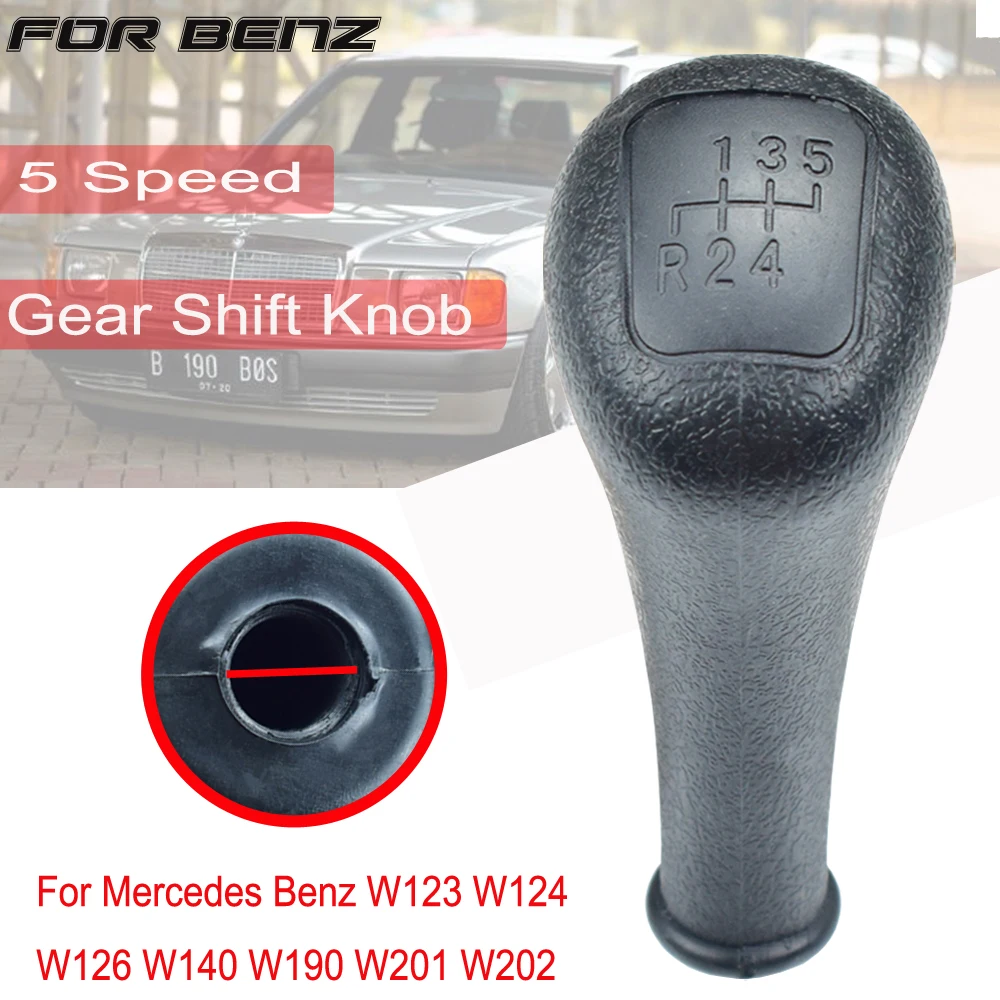 Черная пласти ручная рукоятка для рычага переключения передач 4/5 скорость Mercedes