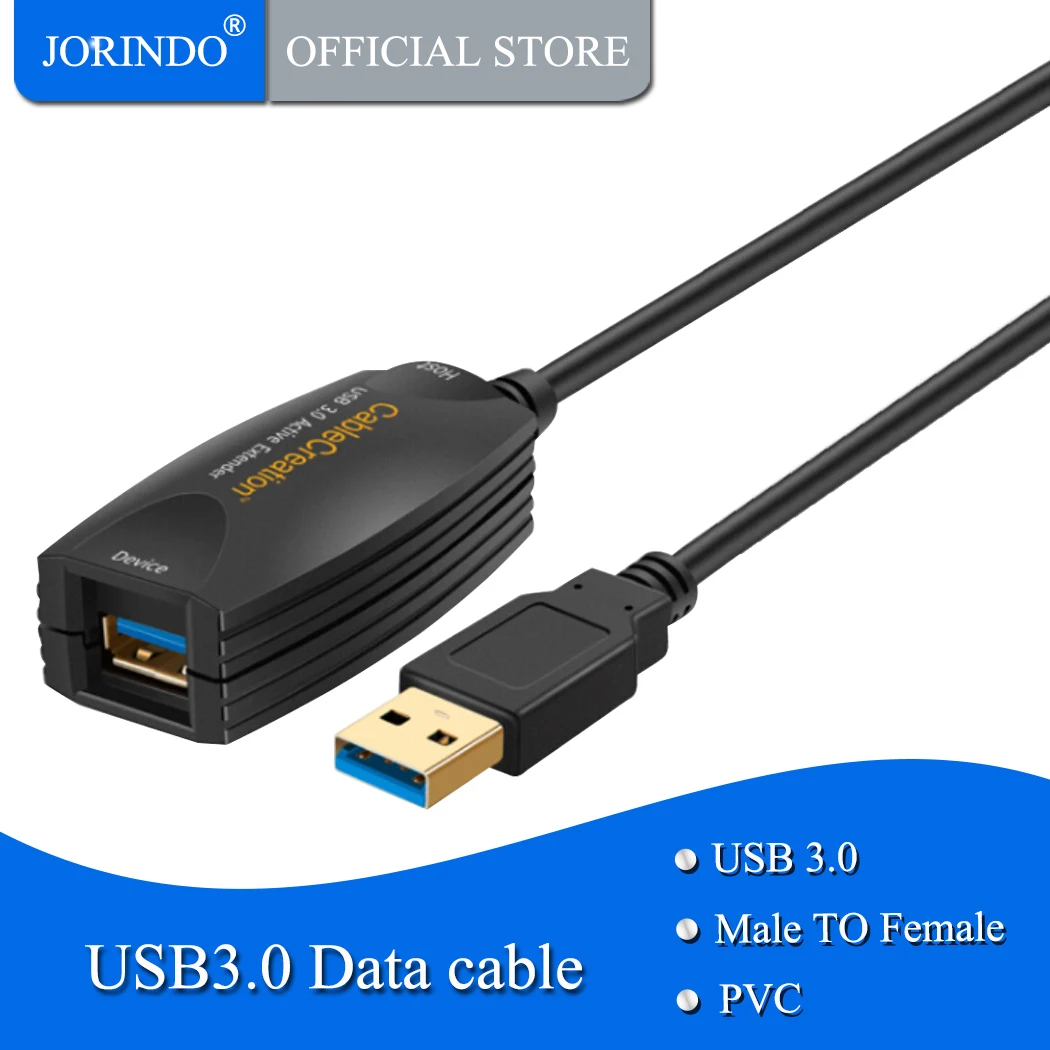 Высокоскоростной Активный удлинитель USB 3 0 jorinдо ретранслятор штырь гнездо с
