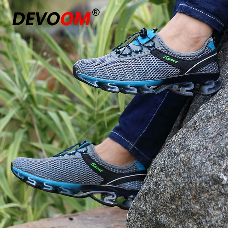 Кроссовки мужские сетчатые для активного отдыха тактическая обувь