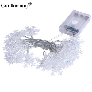 Гирлянда на рождественскую елку, 2 м, 20 светодиодов, 3 ААА батарейки