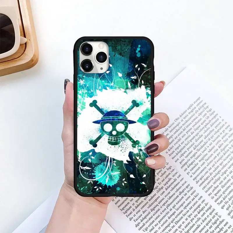 

One Piece Luffy Anime Tempered Phone Case for iPhone 11 12 pro XS MAX 8 7 6 6S Plus X 5S SE 2020 XR mini