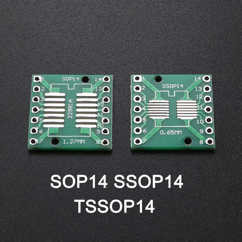 YUXI 10 шт. PCB плата SMD поворот в DIP-адаптер конвертерная пластина SOP 8/16/14/20/24/28P SOT89 SOT23