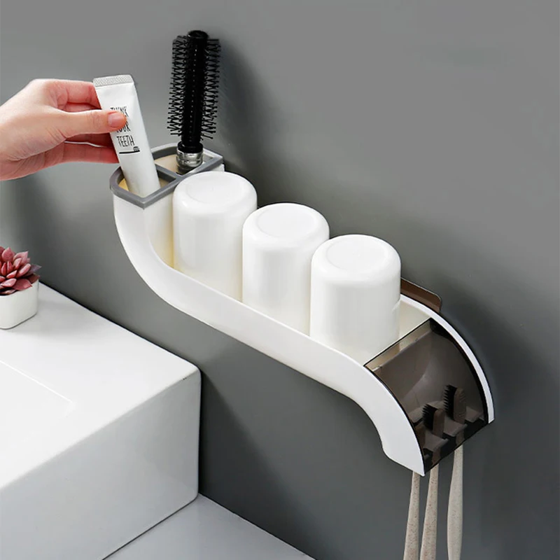Baffect пластиковый держатель для зубных щеток органайзер перевернутой чашки