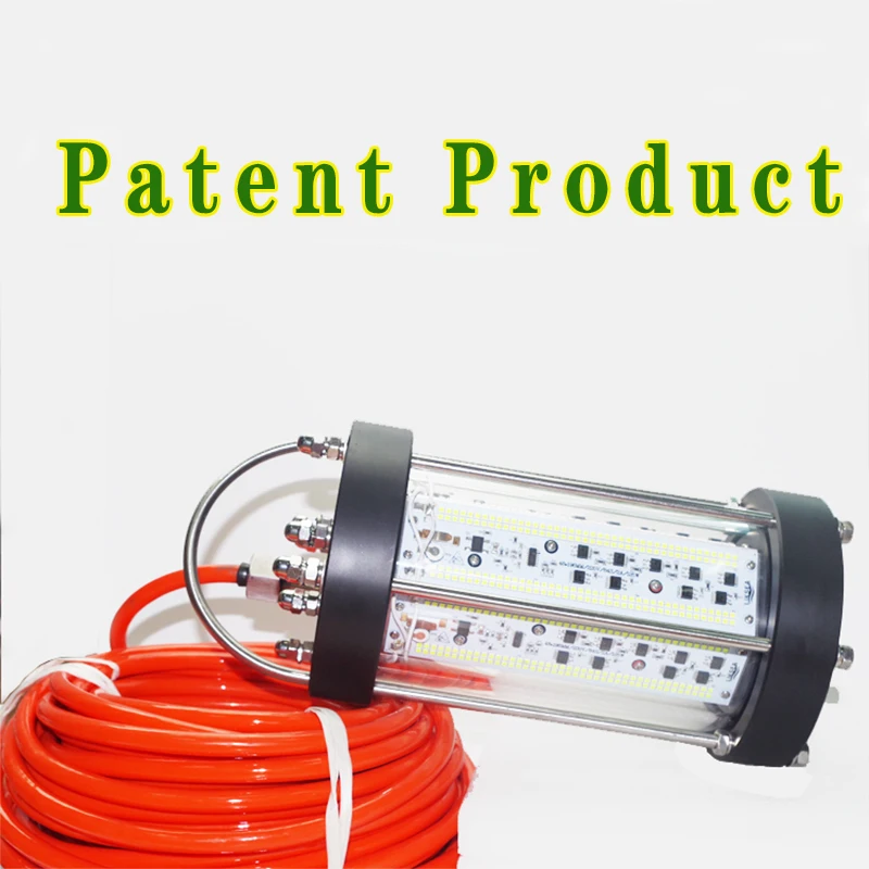 Светодиодный светильник для подводной рыбалки зеленый 220 В перем. Тока 750 Вт/850