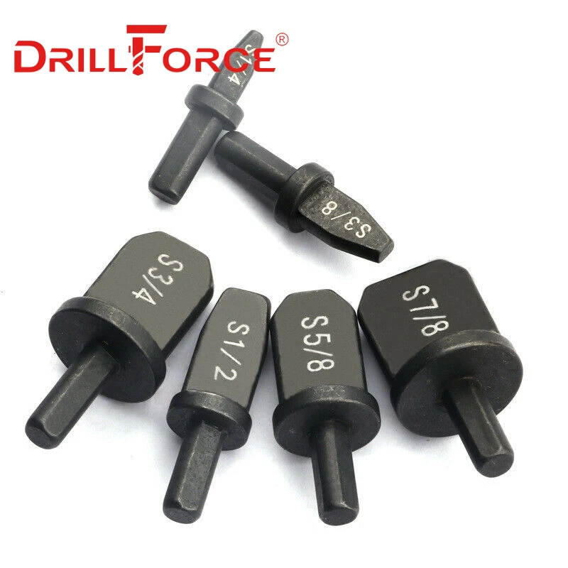 Набор сверл Drillforce комплект из 6 насадок для развальцовки труб обслуживания 7/8 3/4 5/8