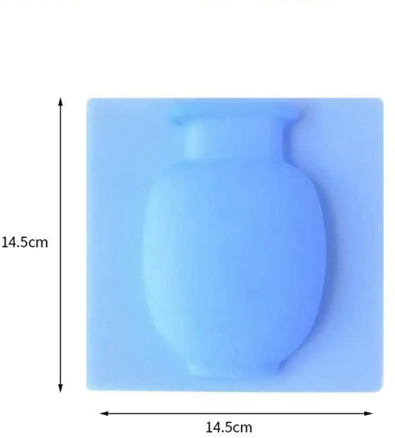 Силиконовая ваза для цветов клейкие вазы клейкая настенная подвесная съемная