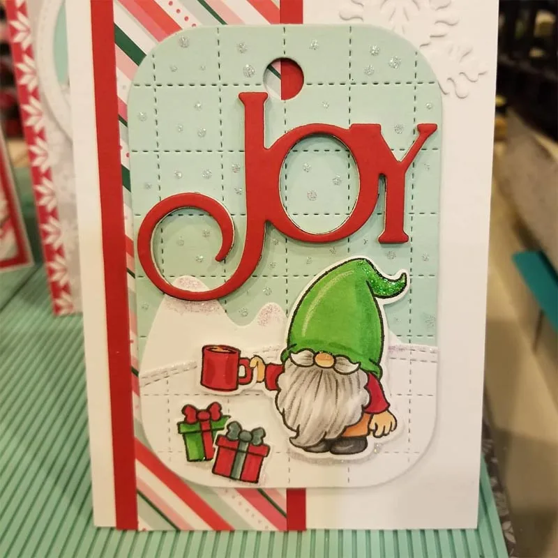 Santa Claus Clear Stamps &amp Metal Cutting Dies for Scrapbooking and Card Making Paper Craft 2019 New die cuts | Дом и сад