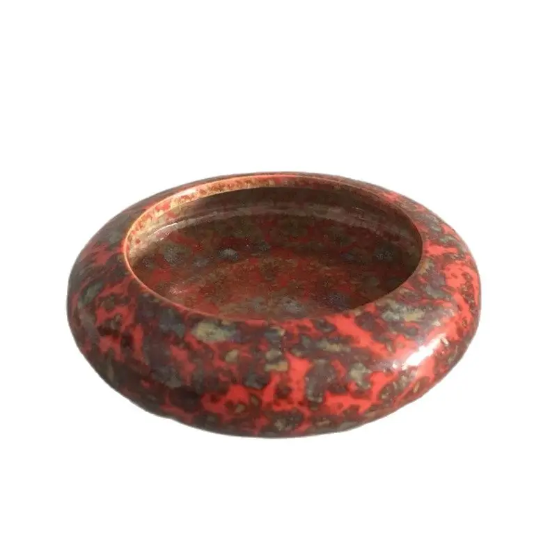

Chinese old porcelain Rose Red Glaze Porcelain Brush Washing