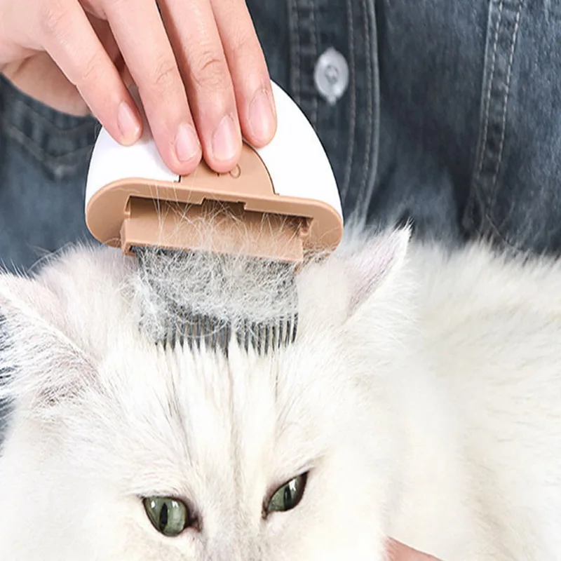 

New Cat Dog Hair Cleaning Supplies Pet Comb Cats Dog Massage Grooming Tools Hair Removal Shedding Cleaning Brush Dropship