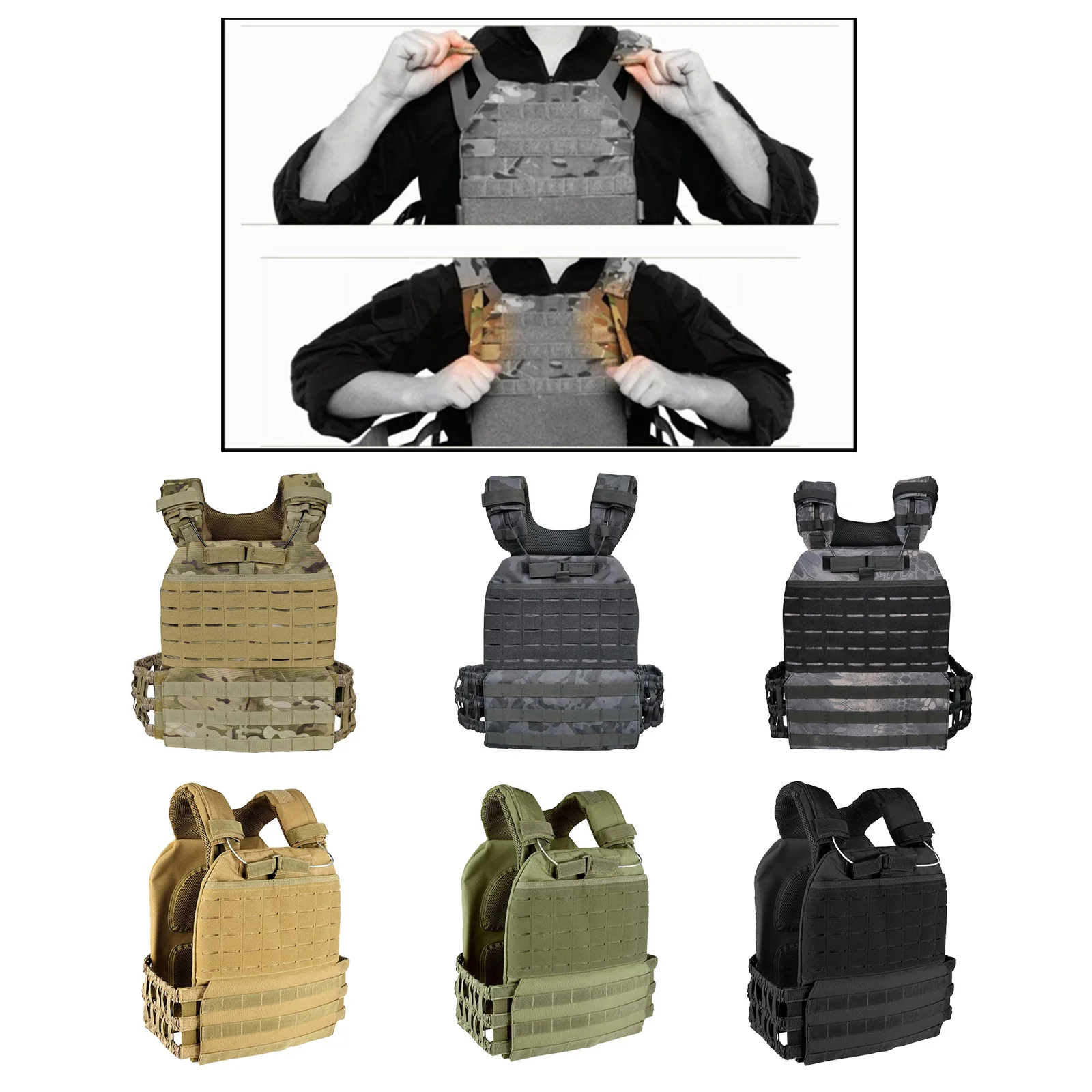 

Heavy Duty Assault Tactical Vest for Games Outdoor Activities