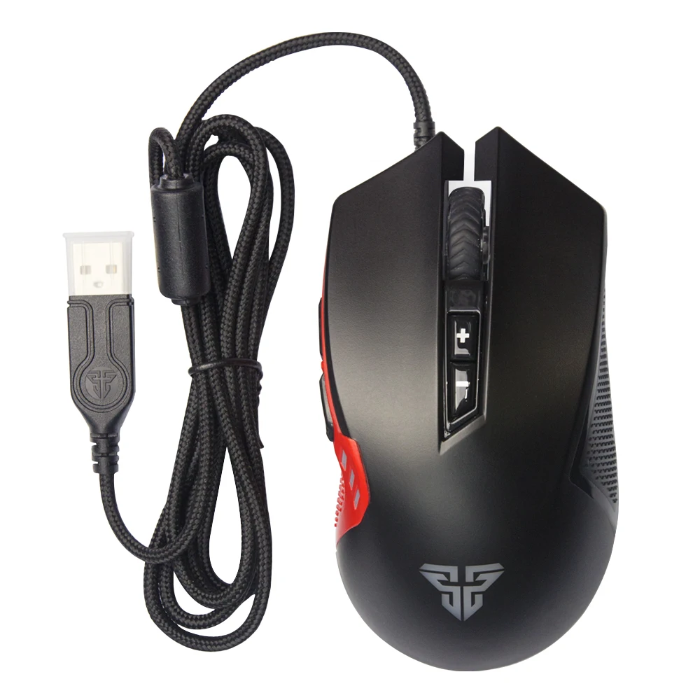 Новинка! Игровая мышь Fantech X15 7 кнопок 4800 DPI с USB кабелем игровая RGB для электронных