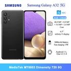 Смартфон Samsung Galaxy A32, экран 5G дюйма HD +, Восьмиядерный процессор, экран 6,5 дюйма, 6 ГБ + 720 ГБ, фронтальная камера 13 МП, аккумулятор 128 мАч