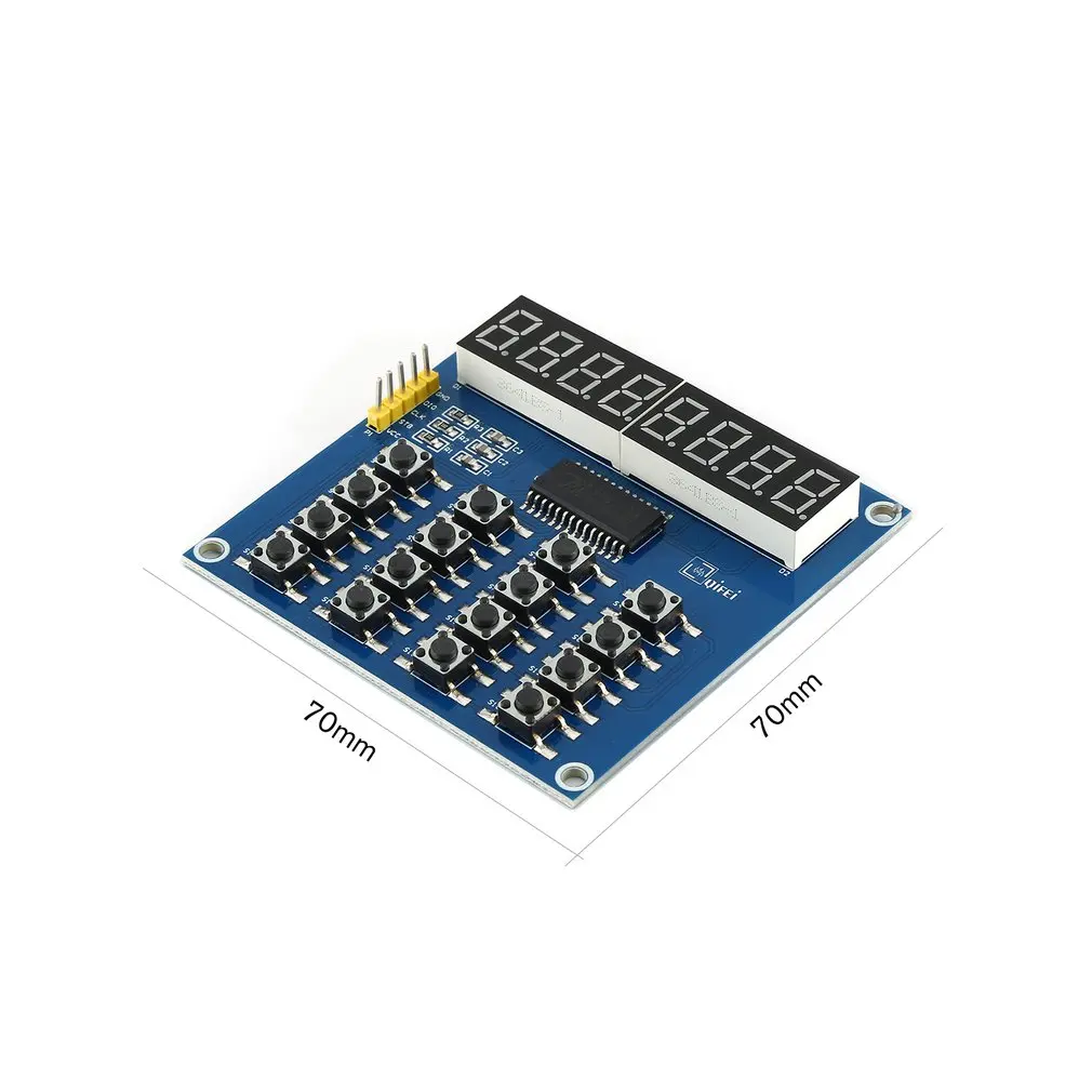 Светодиодный дисплей 16 клавиши кнопки 8 битная цифровая трубка модуль Плата 3